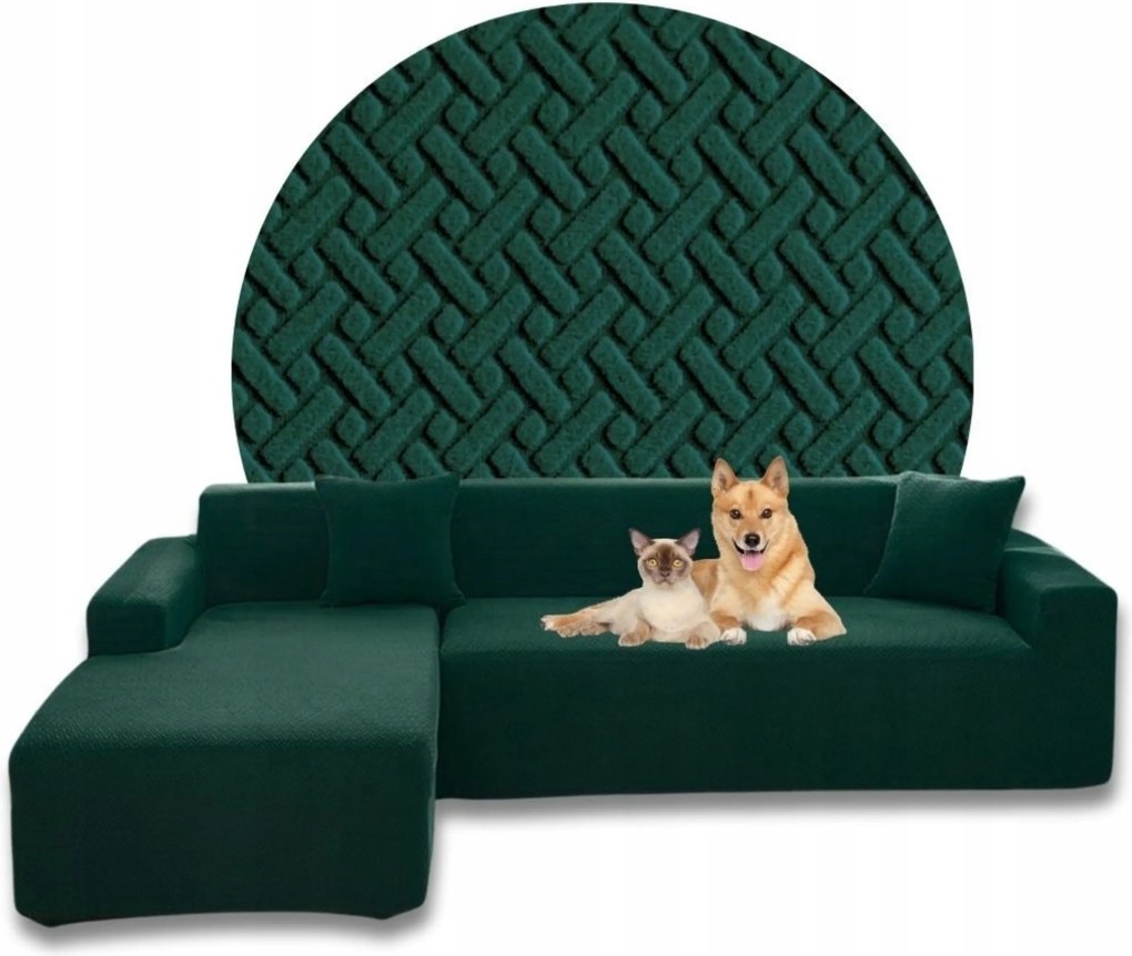 Sarok Huzat Kanapé Jacquard Halszálka Bal Prémium 2+2 Oeko-tex