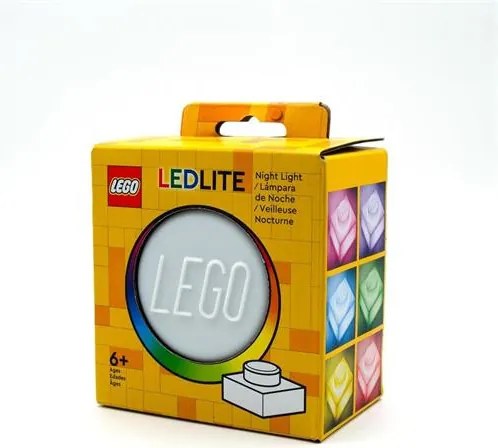 Éjszakai fény, LEGO Iconic 1x1 plate, fehér (LLGLLP50)