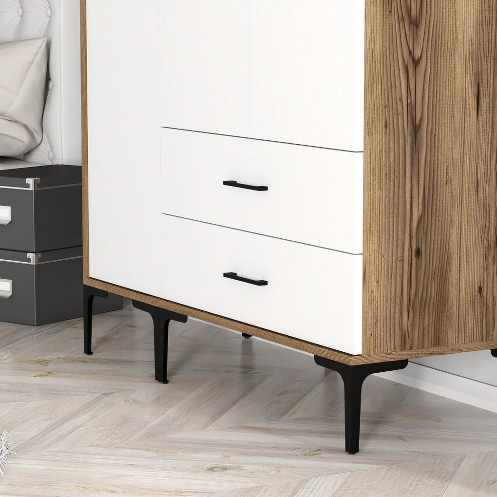 Kumsal ST - Walnut, White