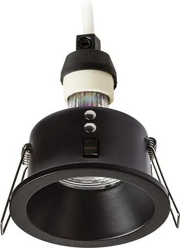 RENDL BERMUDA süllyesztett lámpa fekete 230V LED GU10 15W IP65