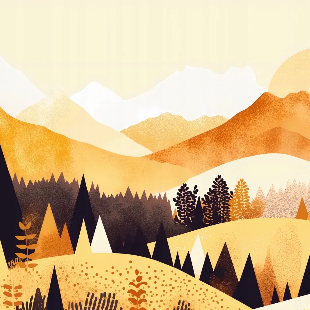 Poszter 20x20cm Arany Nyugat virágzásban