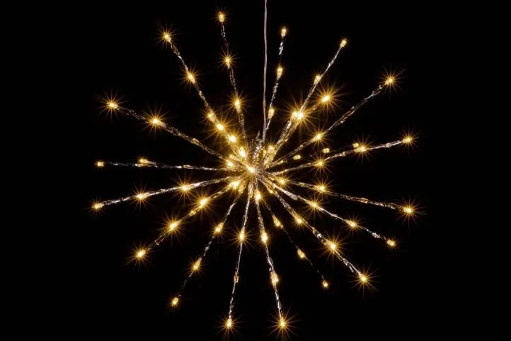 NEXOS Karácsonyi LED világítás csillag 80 LED meleg fehér