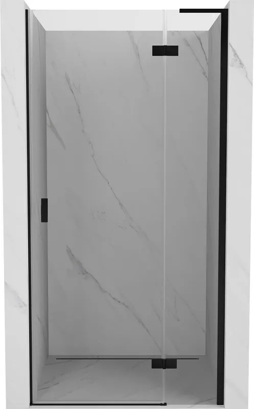 Mexen Mist-H L Zuhanyajtó, jobbos, 100 cm, átlátszó, fekete - 8A5L-100-000-70-00-P