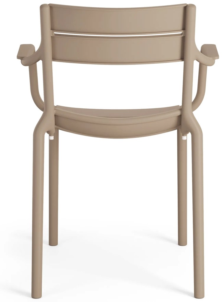 MAZZONI EXPORT LUSSO Beige - MODERN SZÉK KONYHÁBA KERTBE KÁVÉZÓBA (RAKÁSOLHATÓ)