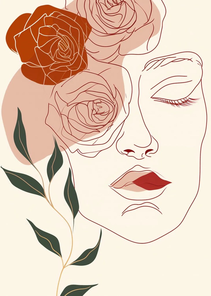 Poszter 50x70cm Bézs és Arc