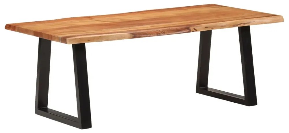 tömör akácfa dohányzóasztal 110 x 55 x 40 cm