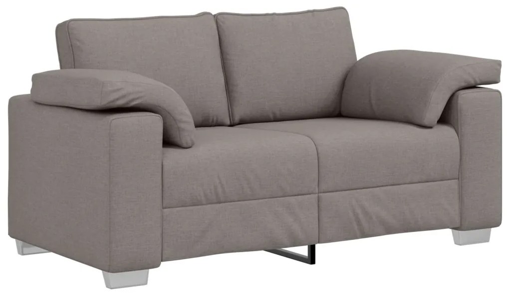 2 darabos kanapé szett párnákkal, taupe szövet