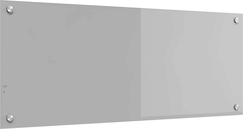vidaXL Konyhai splashback Világosszürke 100 x 40 cm edzett üveg