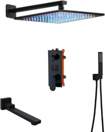 Süllyesztett Led Kijelző Szett Forgatható Kifolyócső 40CM