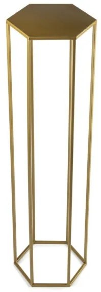 Virágállvány 100x24 cm arany színben