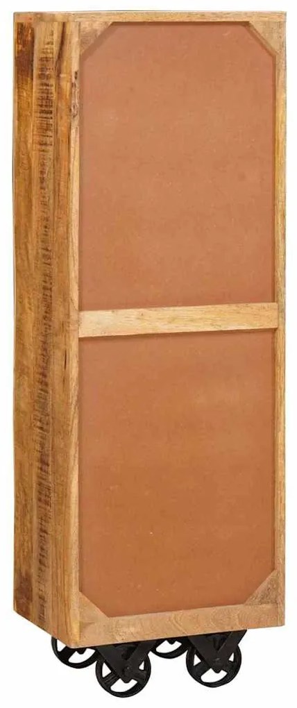 Magasfiú fiókkal Barna 40 x 30 x 120.5 cm tömör mangófa