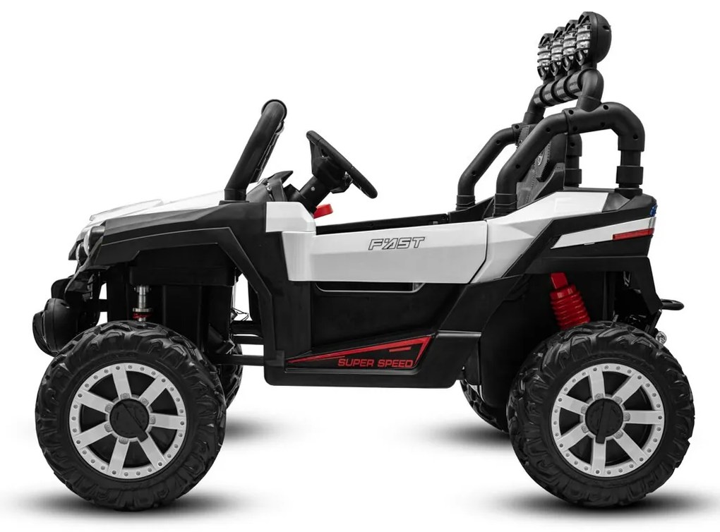 Baby Mix Buggy Road 4 x 4 gyerek elektromos autó, fehér