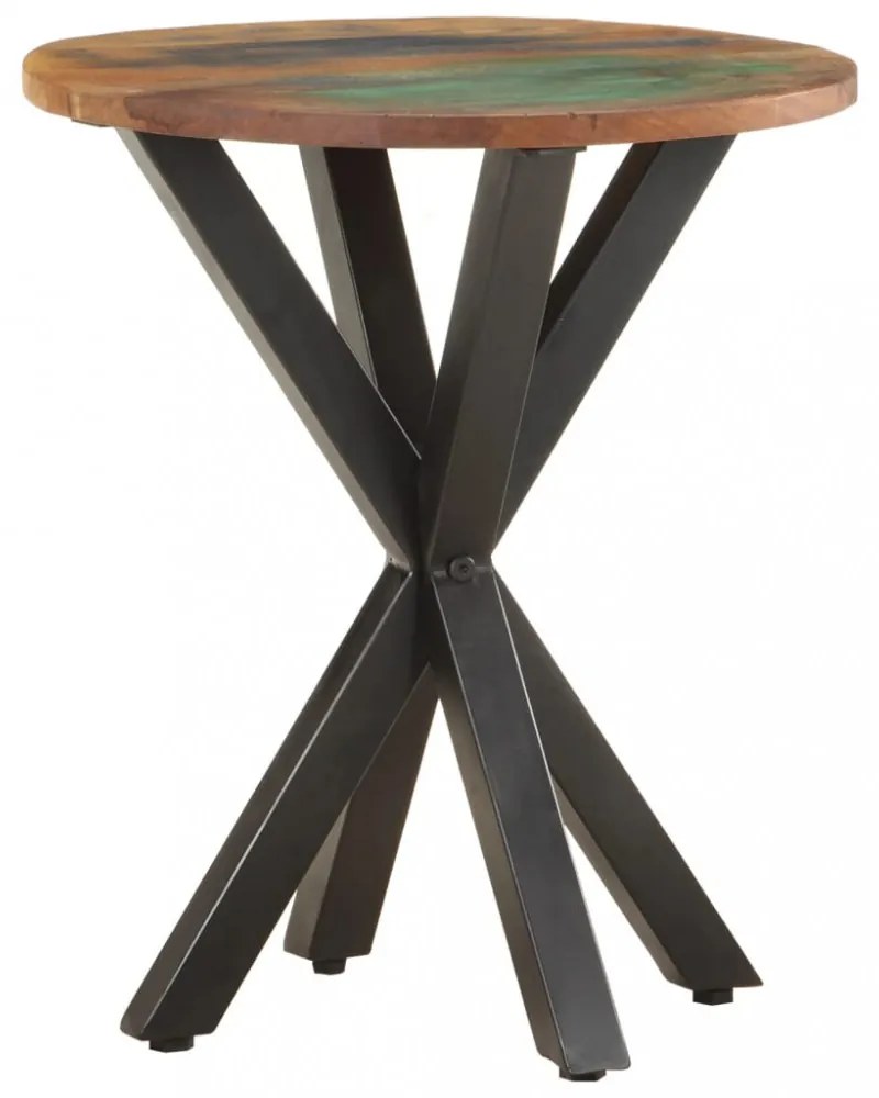 vidaXL tömör újrahasznosított fa kisasztal 48 x 48 x 56 cm