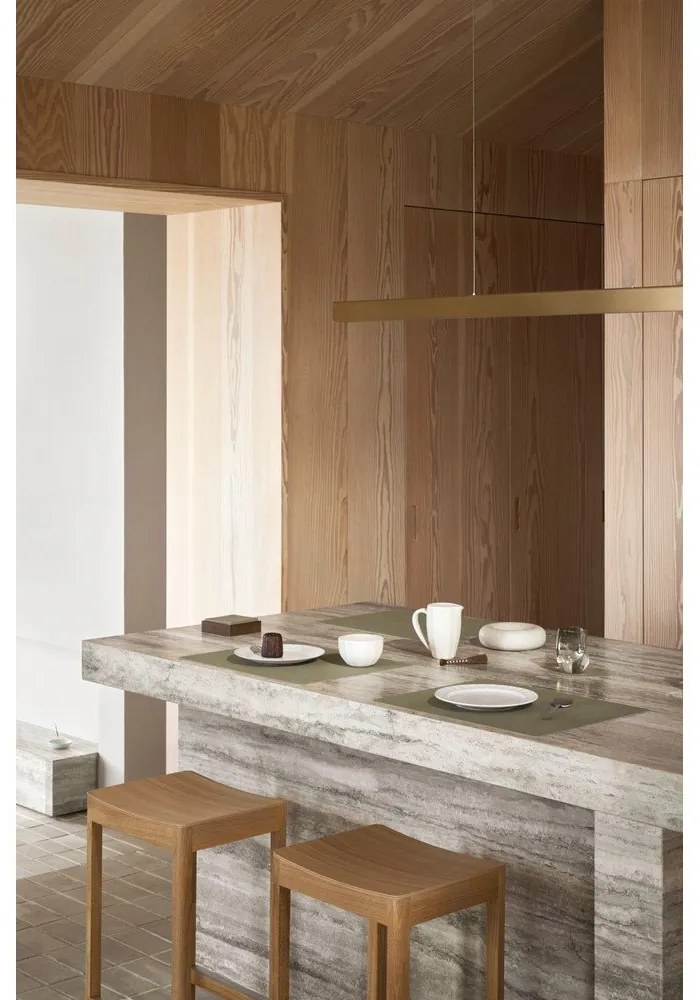 Barna dekoratív fa tárolódoboz 11x11x3 cm Square S – LIND DNA