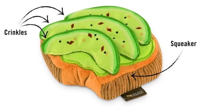 Játék kutyáknak Avo-doggo toast - P.L.A.Y.