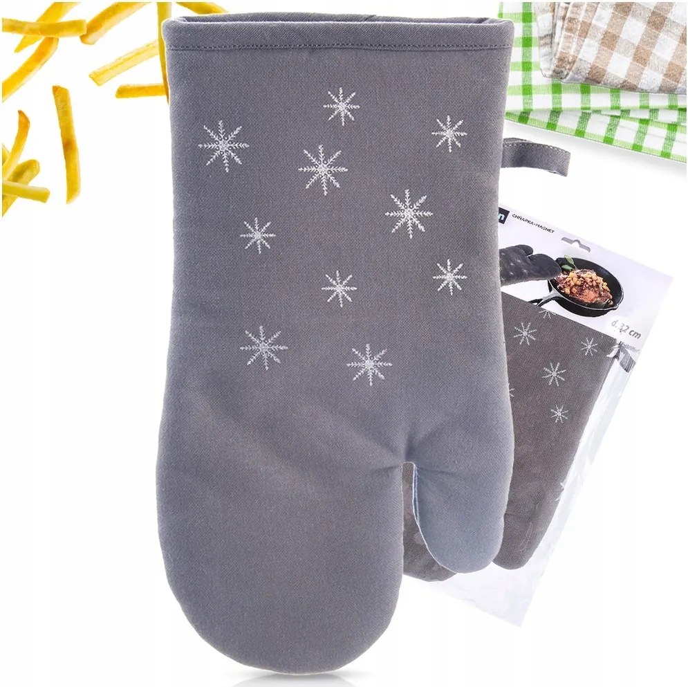 Konyhai pamut védőkesztyű forró edények kihúzásához