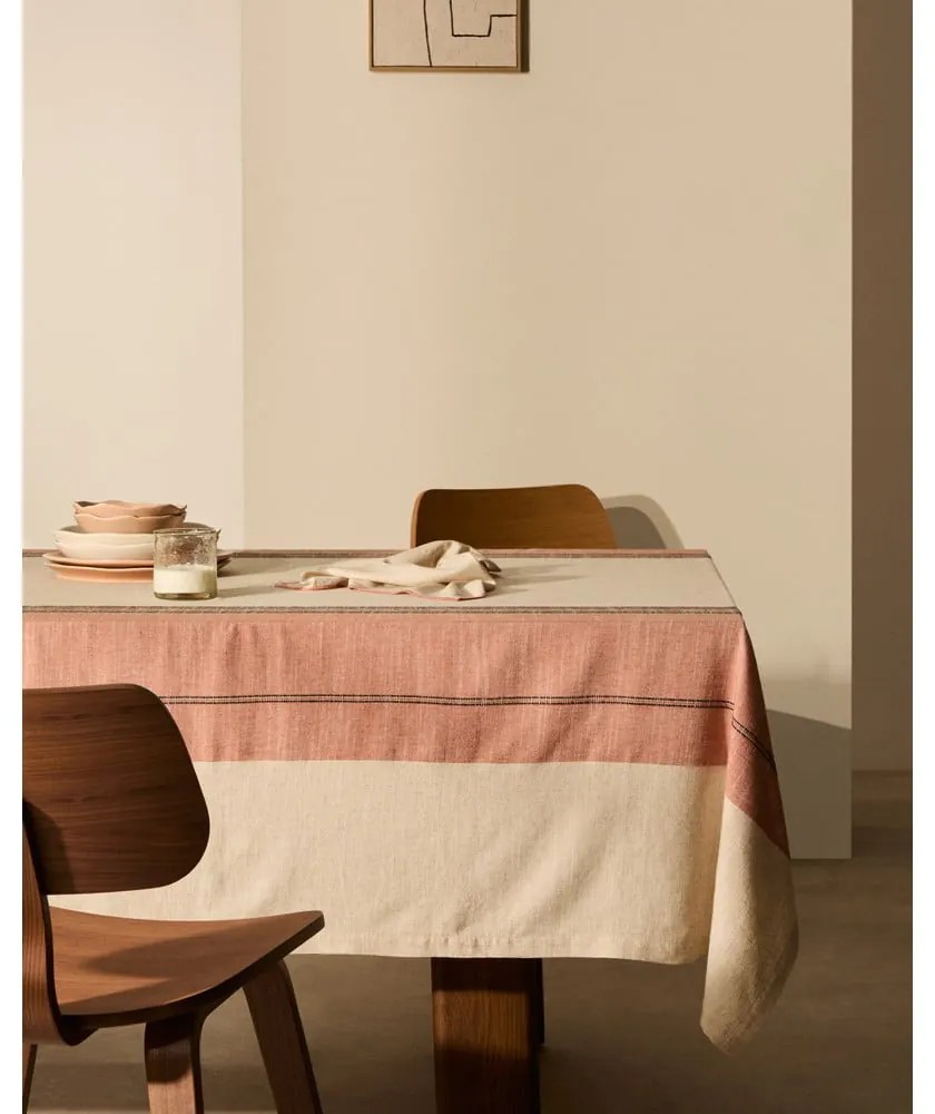 Lenkeverék asztalterítő 170x250 cm Veliat – Kave Home