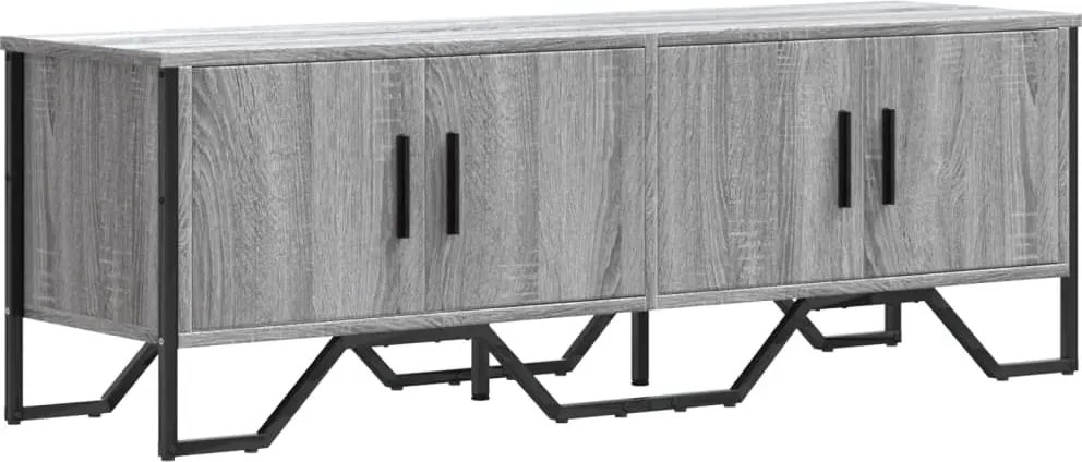 vidaXL szürke sonoma színű szerelt fa TV-szekrény 122 x 34 x 41 cm