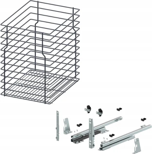 Cargo Kosár Asztal Alatti Rejs Variant Multi Egyszintes Mini Alsó 500 Króm