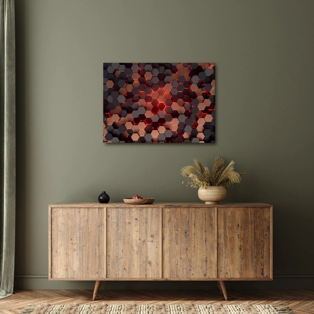 Kép - Futurisztikus absztrakció (70x50 cm)