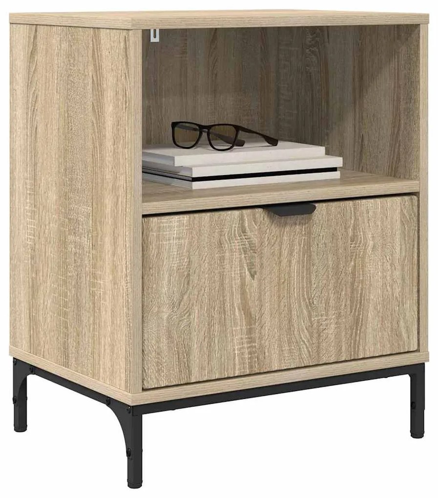 Éjjeliszekrények 2 pcs sonoma tölgy 49 x 36 x 61 cm Faanyag