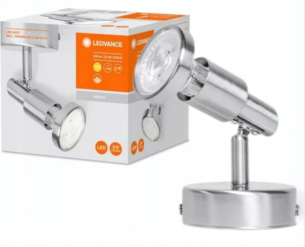 Mennyezeti/fali/pont Fényszóró Lámpa Ledvance Led Spot GU10 1x 2.6W