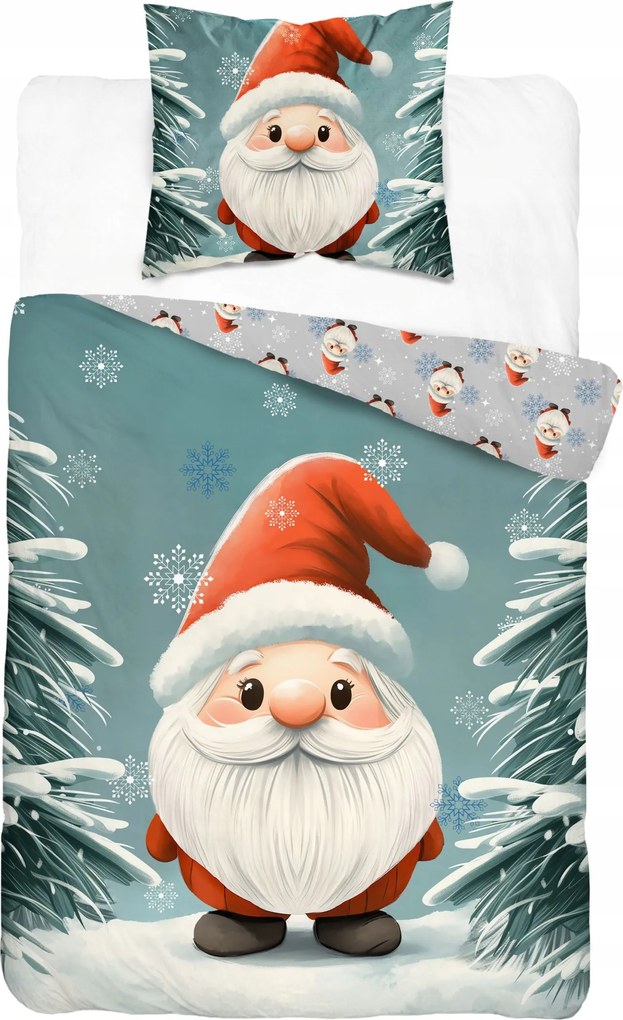 Ágynemű garnitúra Pamut 140x200 Karácsonyi, Mikulás, ajándék