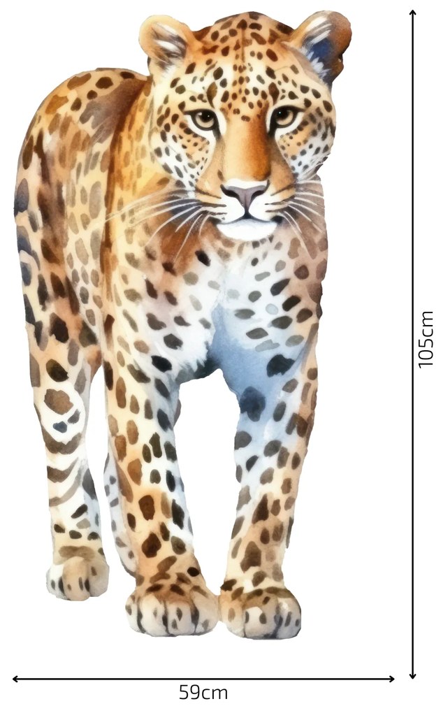 PIPPER. Textil falmatrica "Leopárd"