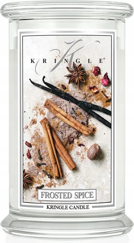 Frosted Spice Kringle Candle nagy illatgyertya 2 kanóc (624g)