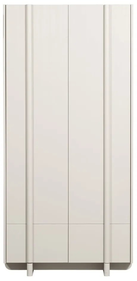 Krémszínű borovi fenyő moduláris szekrény 101x210 cm Basu – WOOOD