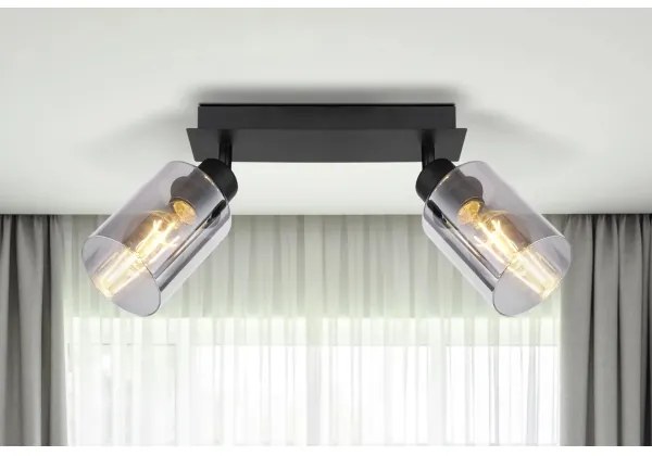 Globo 15465-2 - Spotlámpa HADERA 2xE27/15W/230V