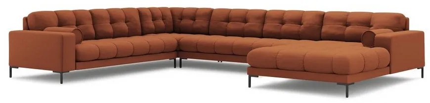 Téglavörös sarokkanapé (bal oldali) Bali – Cosmopolitan Design