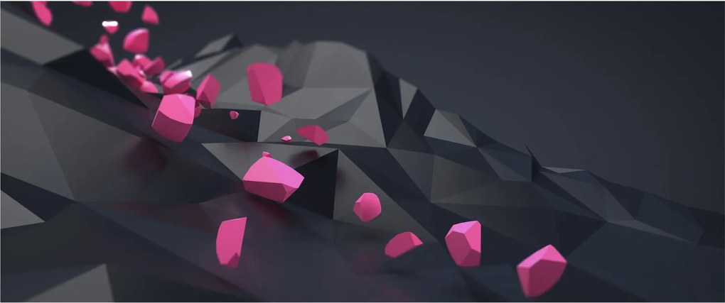 A 3D absztrakció képe (120x50 cm)