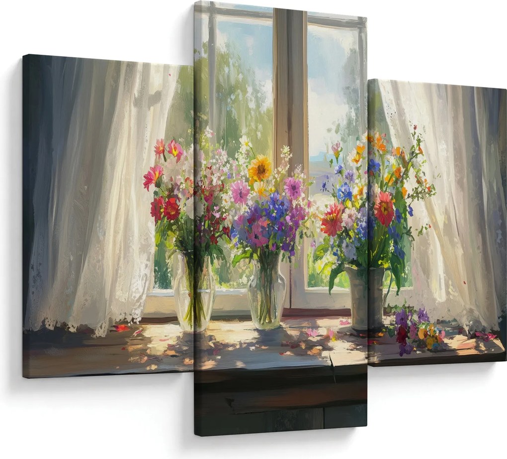 Kép - Csokor az ablaknál (90x60 cm)
