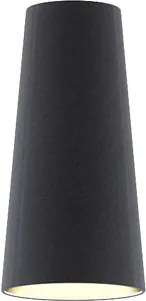 RENDL CONNY 15/30 asztali lámpaernyő Polycotton fekete/arany fólia max. 23W