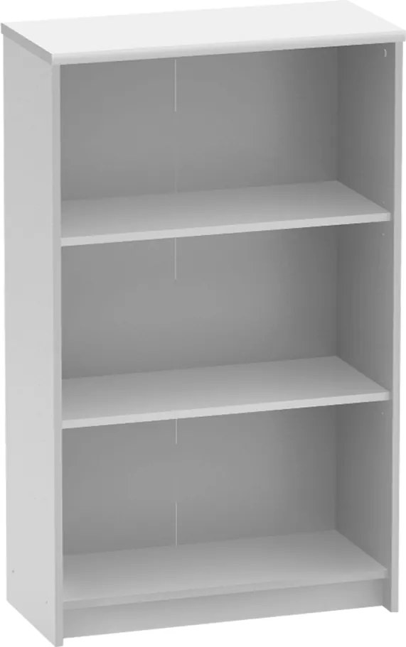 Irodai polcos szekrény, fehér, JOHAN 2 NEW 03