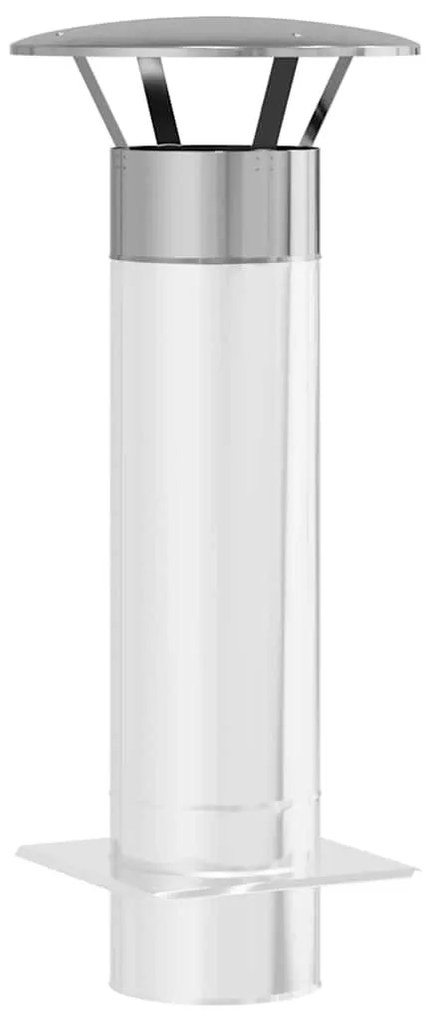 Eső Borító Kémény Ezüst 35 x 35 x 20 cm Rozsdamentes acél