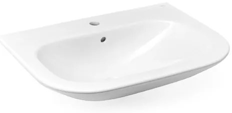 Roca Nexo mosdó 68x50,5 cm fehér színben fényes felülettel középső nyílással 7.3276.4.000.0