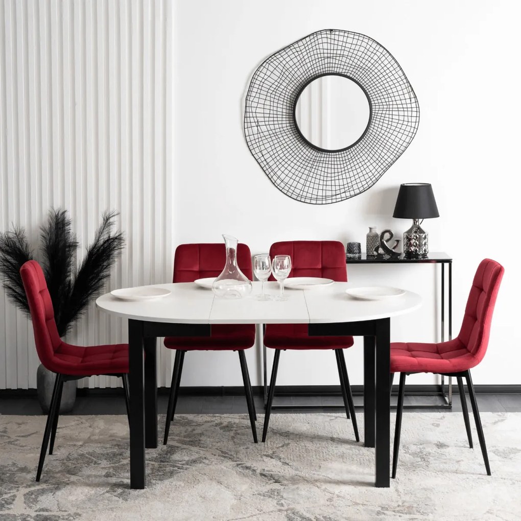 Bordó Bársony Étkezőszék. PERU