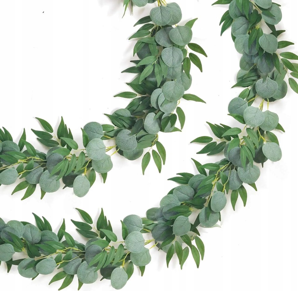 Kúszónövények Eukaliptusz Ruszkusz Girland És Oltáriszentség Esküvő Keresztelő Dekoráció 180 cm