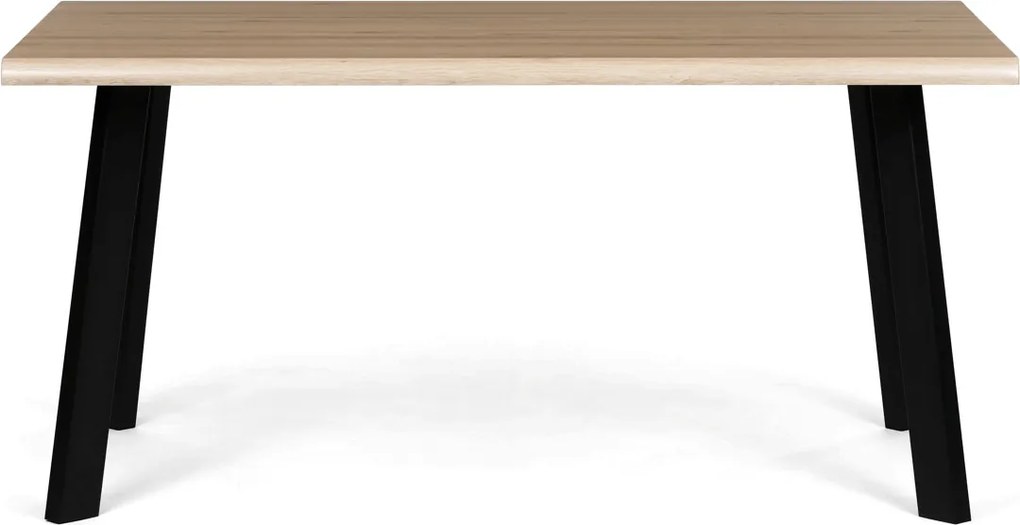 Étkezőasztal 160 × 90 cm MDF vad tölgy OAK