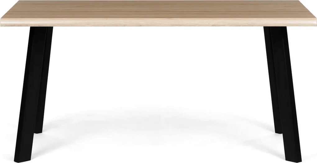 Jídelní stůl 160x90cm, mdf, divoký dub, HT-F4516 OAK