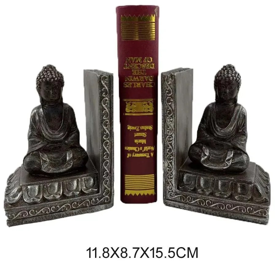 Könyvtámasz szett Buddha, régies hatású