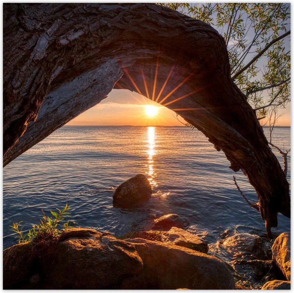 Poszterek 100x100 Sziklák Derzs Tenger