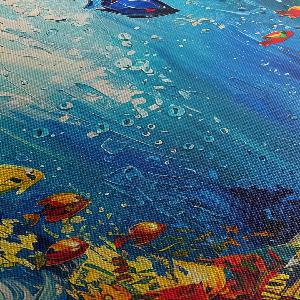 Kép - A víz alatti világ festése (órával) (90x30 cm)