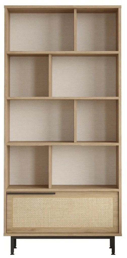 One Walnut and Oak könyvespolc