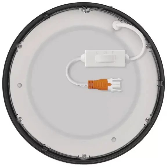 LED Mennyezeti lámpa LED/12,5W/230V 3000/3500/4000K á. 17 cm fekete