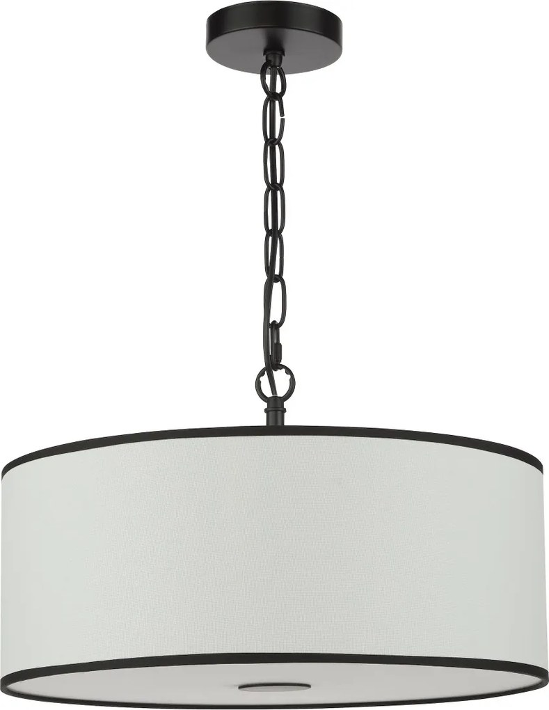 Dar Lighting modern függeszték jemima fehér matt fekete darjem0322