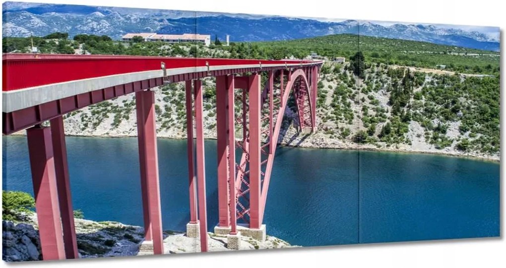 Festmények 120x60 Horvátország Maslenica híd