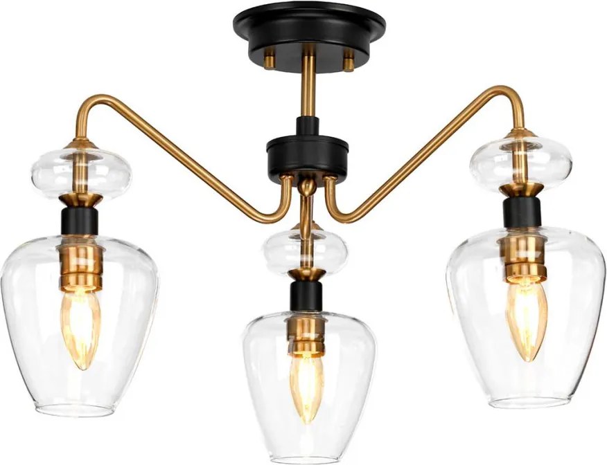 Elstead Lighting ARMAND DL-ARMAND-SF3-AB Plafonlámpa 3x40W/E14